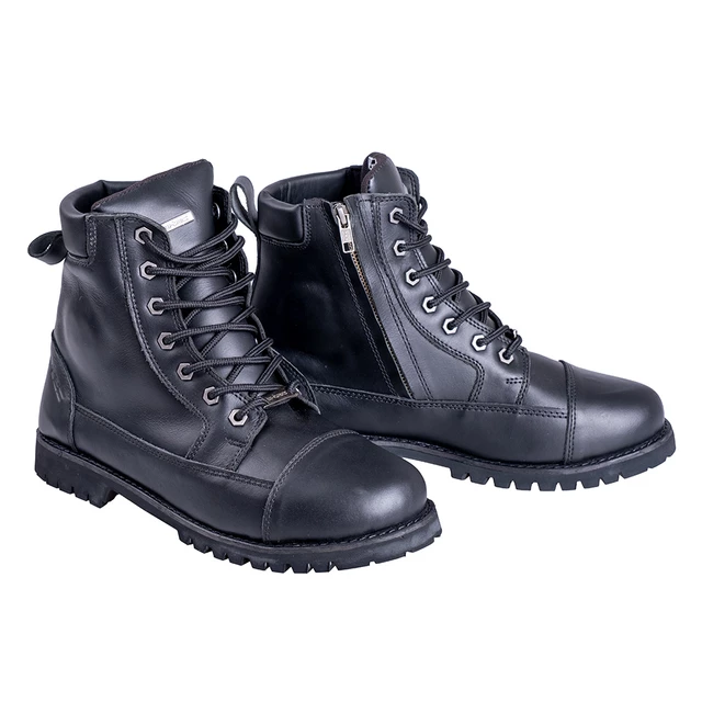 Motorcycle Boots W-TEC Chorche - Black - Black