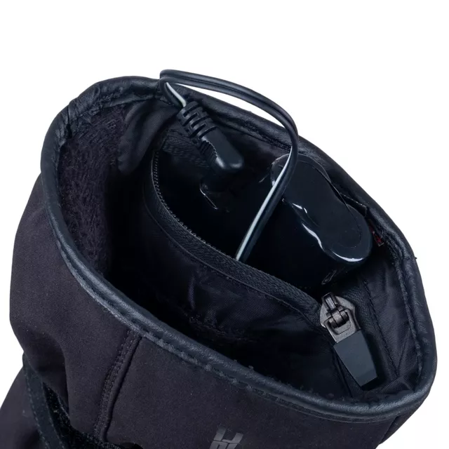 Vyhřívané rukavice W-TEC HEATflip 2v1 2x2000 mAh - černá