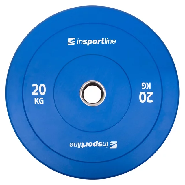 Sada 2x5ks gumových kotoučů inSPORTline Bumper Plate Go 2x 5-25 kg 50 mm