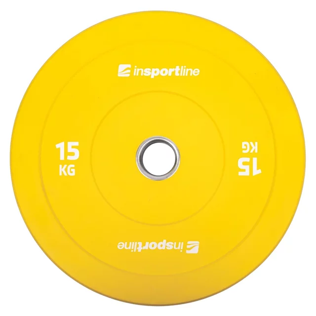 Sada 2x5ks gumových kotoučů inSPORTline Bumper Plate Go 2x 5-25 kg 50 mm