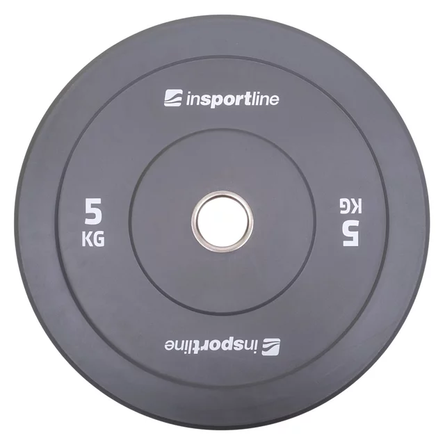 Sada 2x5ks gumových kotoučů inSPORTline Bumper Plate Go 2x 5-25 kg 50 mm
