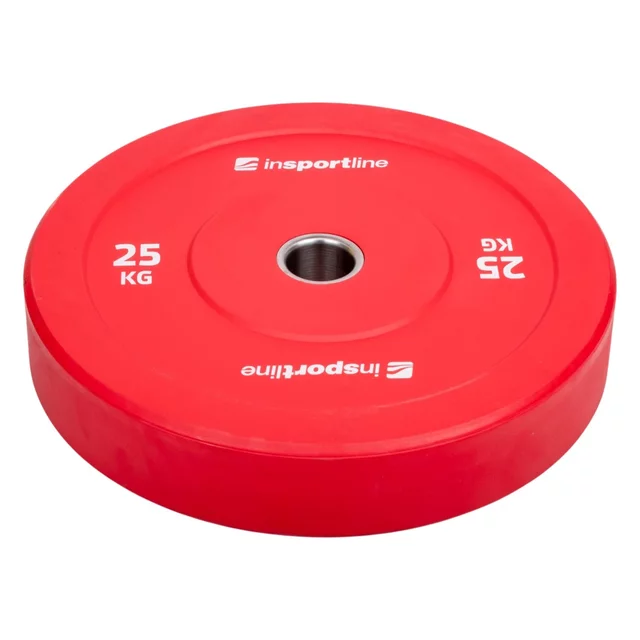 Sada 2x5ks gumových kotoučů inSPORTline Bumper Plate Go 2x 5-25 kg 50 mm