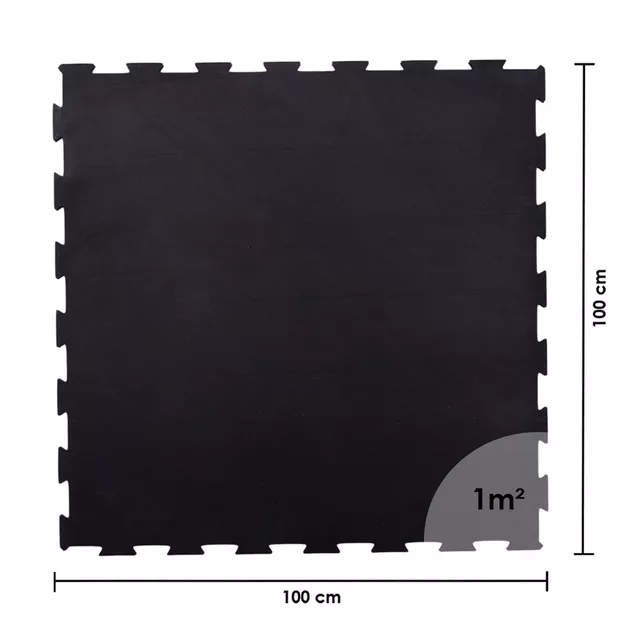 Mata ochronna pod sprzęt fitness inSPORTline Puzleto 100x100x1,5 cm