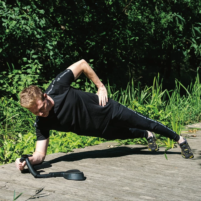 Wielofunkcyjna płyta treningowa z licznikiem Plank Trainer inSPORTline Holdit