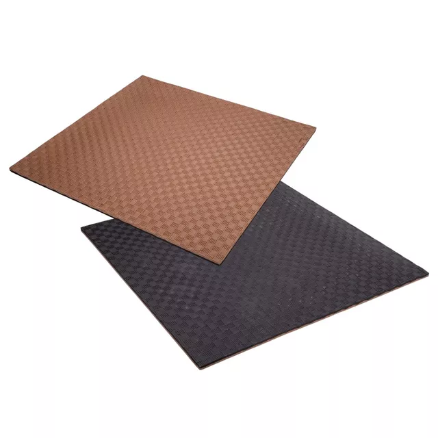 inSPORTline Sazegul 100x100x2 cm Puzzle Tatami-Matte - šedo-černá, vzor 5 proužků