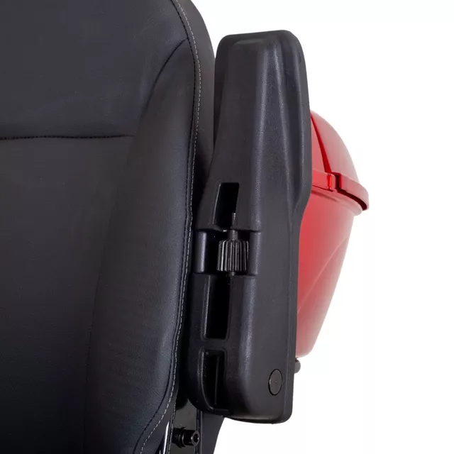 Elektrický tříkolový vozík inSPORTline Zorica Deluxe s elektromagnetickou brzdou - červená