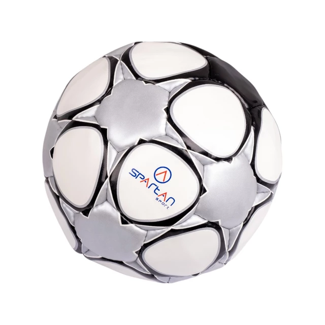 SPARTAN Club Junior Football Ball - Red - Grey