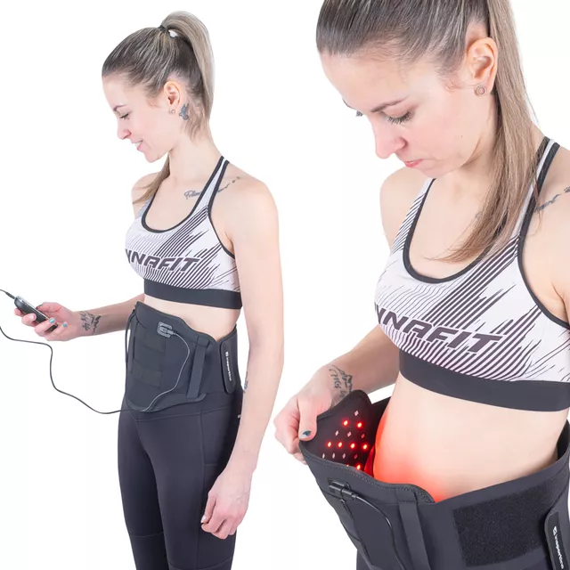 Bederní pás s infračerveným světlem inSPORTline Ilyros