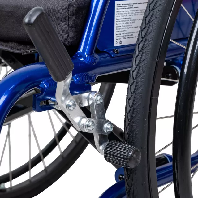 Mechanický skládací sportovní invalidní vozík inSPORTline Brenstark odlehčený