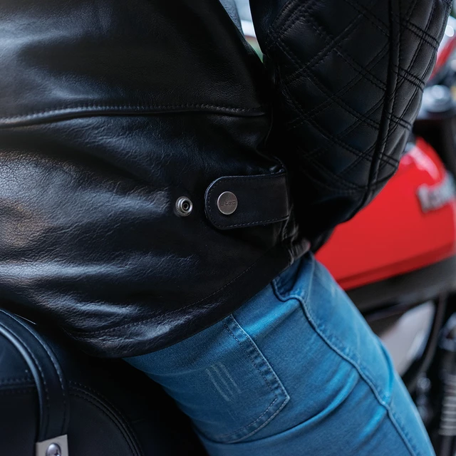 Leather Motorcycle Jacket W-TEC Valebravo