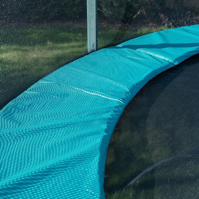 Trampolina ogrodowa z siatką i drabinką inSPORTline Green 430 cm