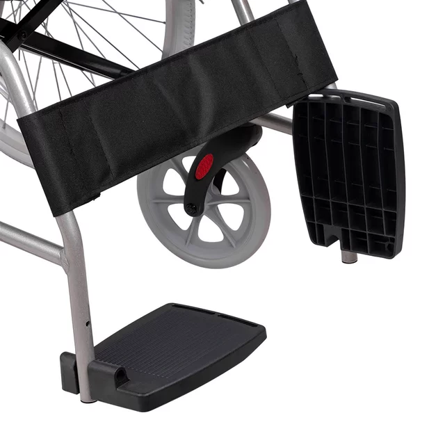 Mechanický skládací invalidní vozík inSPORTline Jakesully odlehčený se světlými koly • 13kg • do 100kg