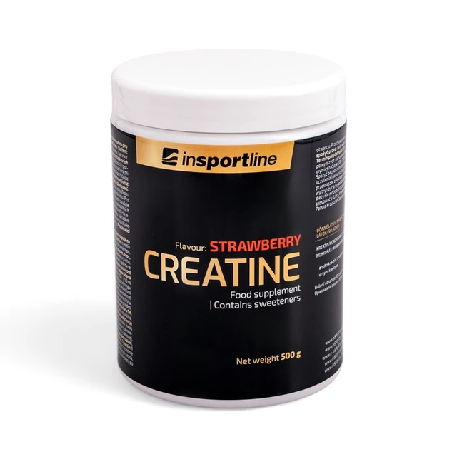Kreatyna inSPORTline PREMIUM truskawka MONOHYDRAT 500g