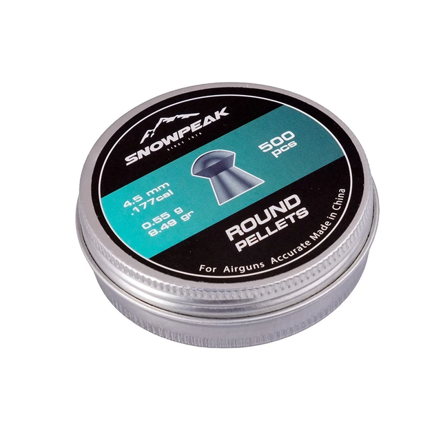 Round Air Gun Pellets inSPORTline Snowpeak 4.5 mm 500-Pack