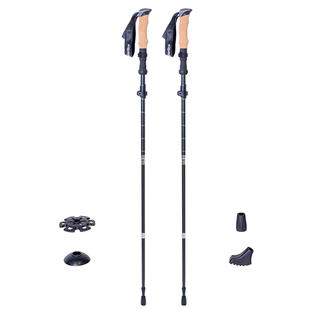 5-Piece Carbon Trekking Poles inSPORTline Caretera