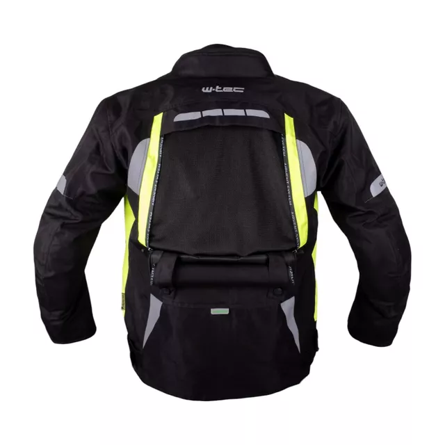 Moto bunda W-TEC Gelnair EVO - černá-fluo