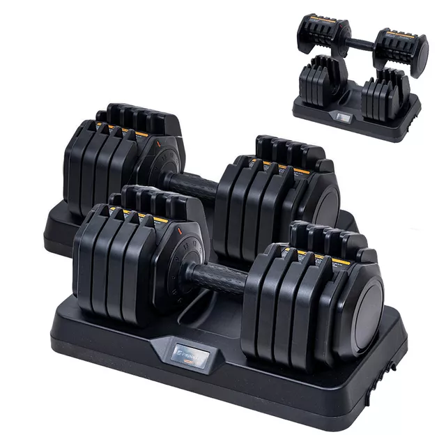 Sada nastavitelných jednoručních činek inSPORTline DuraBell® 2x 5-41 kg