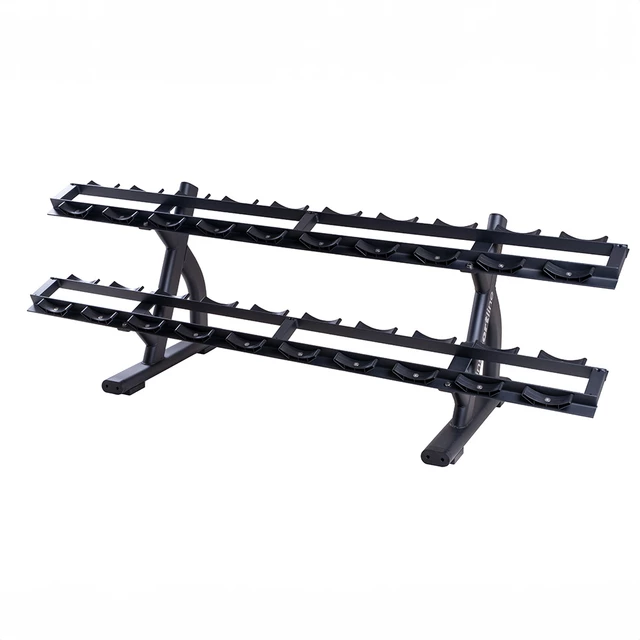 Two-Shelf Single-Handed Dumbbell Rack inSPORTline GymRack II