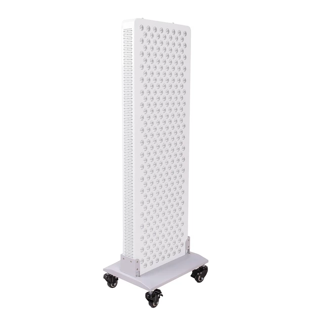 Stand w/ Wheels for Red LED Light Therapy Panel inSPORTline Tugare - Black - White