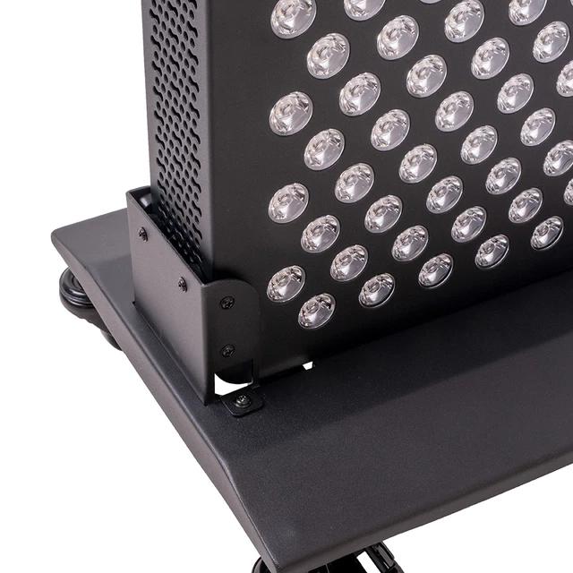 Stand w/ Wheels for Red LED Light Therapy Panel inSPORTline Tugare - Black