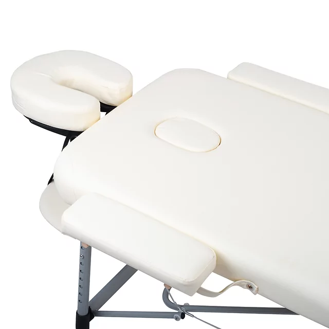 Masérské lehátko inSPORTline Morrani 186x60x62,5-85,5 cm 2-dílné hliníkové