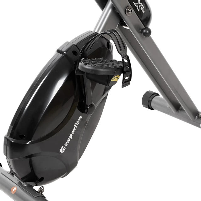 Folding Exercise Bike inSPORTline Xbike - Black