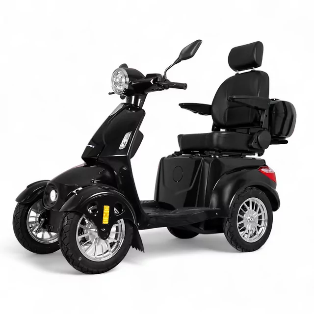 Elektrický čtyřkolový vozík inSPORTline Antun - červená - černá