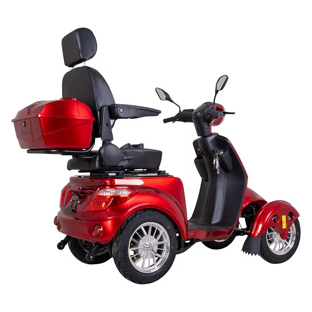 Elektrický čtyřkolový vozík inSPORTline Antun - červená