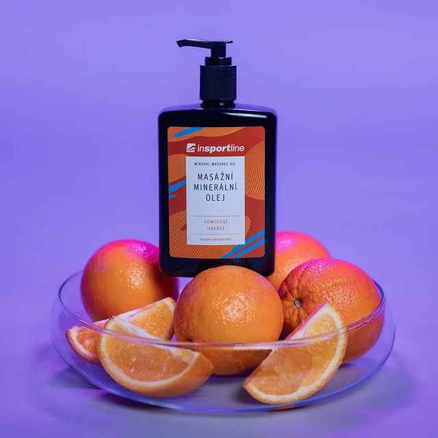 Mineral Massage Oil inSPORTline Orange 500 ml