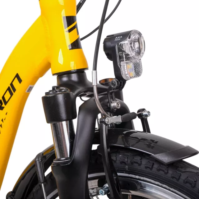 Skládací elektrokolo Devron 20122 20" - model 2025 - Yellow, 16,5" (150-185 cm)