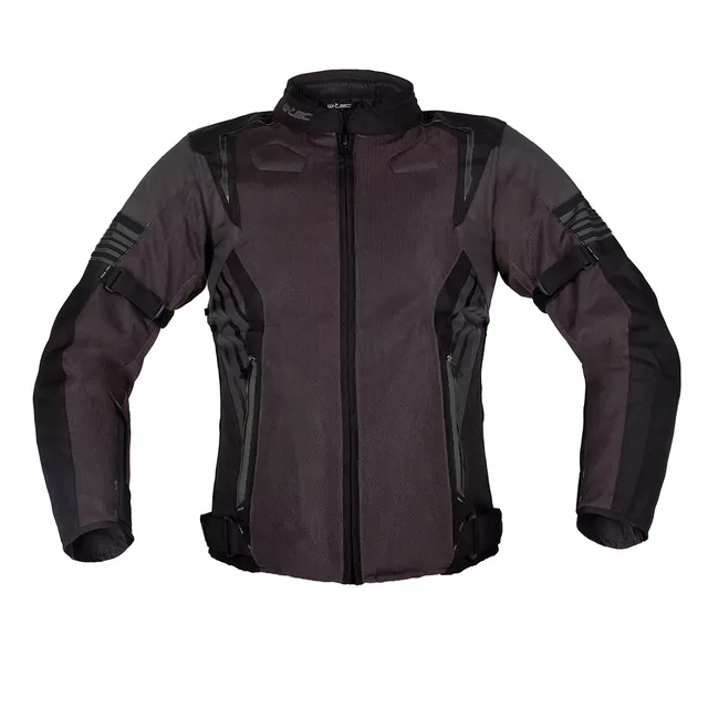 Letní moto bunda W-TEC Pelyes - šedá - šedá