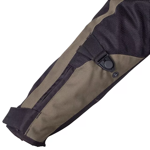Letní moto bunda W-TEC Rovin - černo-zeleno-červená