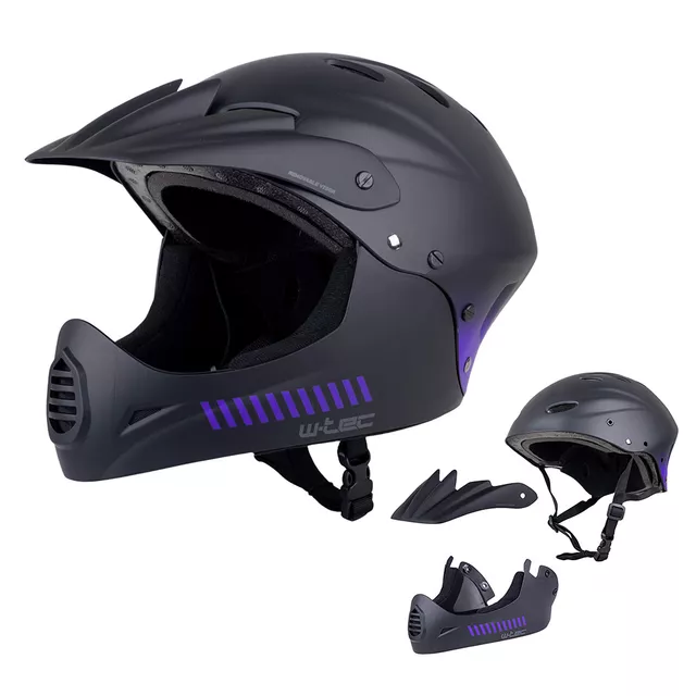 Downhill přilba W-TEC Campanero Noir Violet