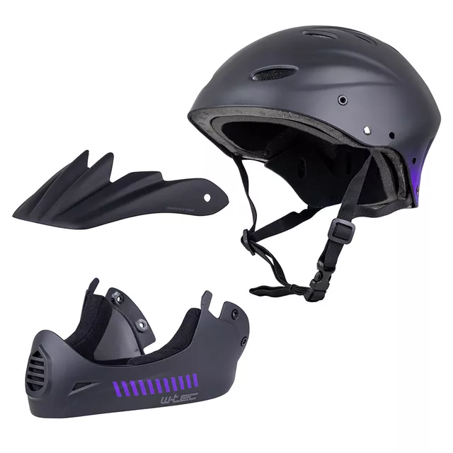 Downhill přilba W-TEC Campanero Noir Violet