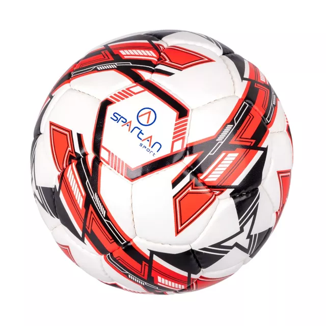 Football Ball SPARTAN Club Junior - Black-Red - Black-Red