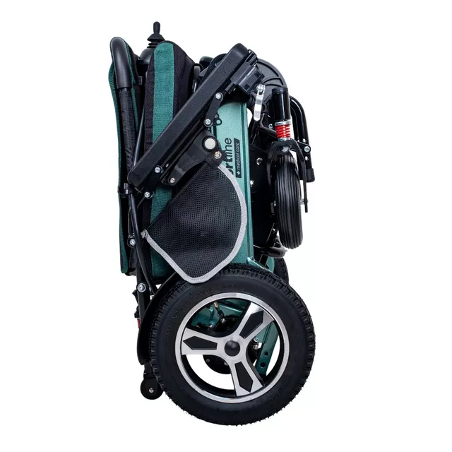 Elektrický invalidní vozík inSPORTline Hawkie Basic II 500W - stříbrná