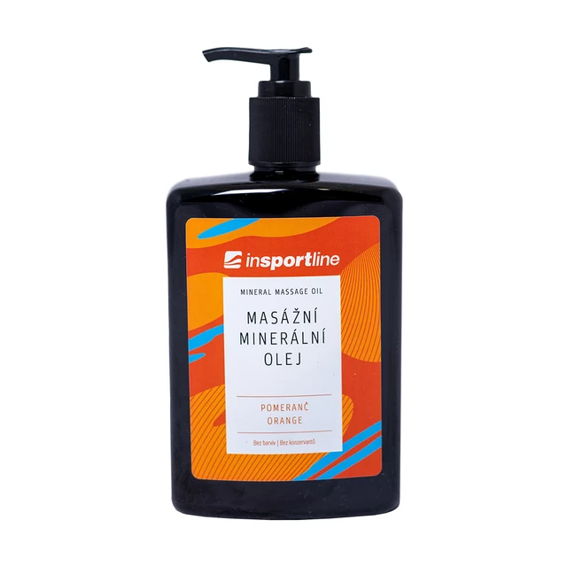 Massage-Mineralöl inSPORTline orange 500 ml