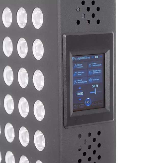 Infračervený LED panel inSPORTline Lustar - 300 LED - černá