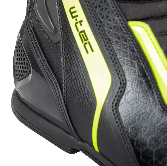 Moto boty W-TEC GlamCE - černá-fluo žlutá