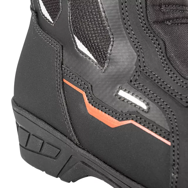Dámské moto boty W-TEC Moanna - černo-červená