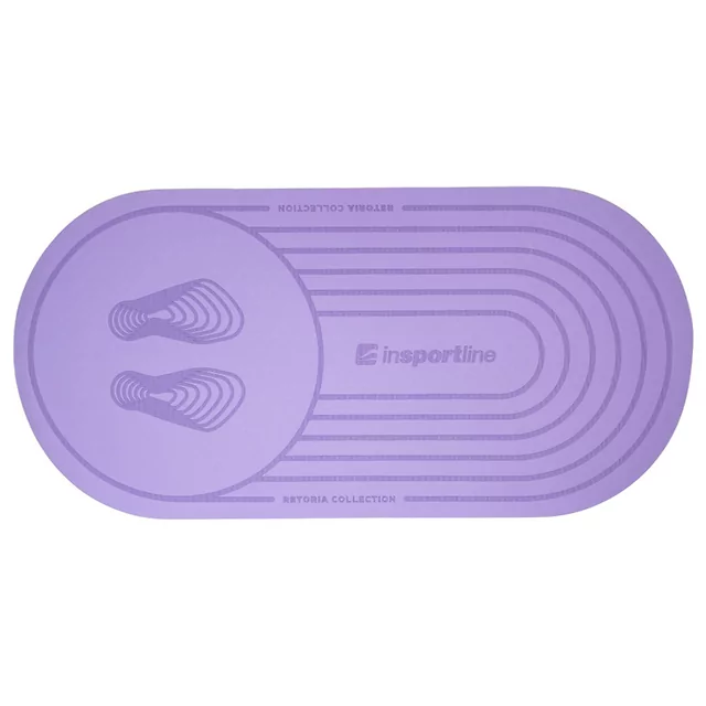 Podložka na cvičení inSPORTline Ampfinity 123x60x0,6 cm - fialová