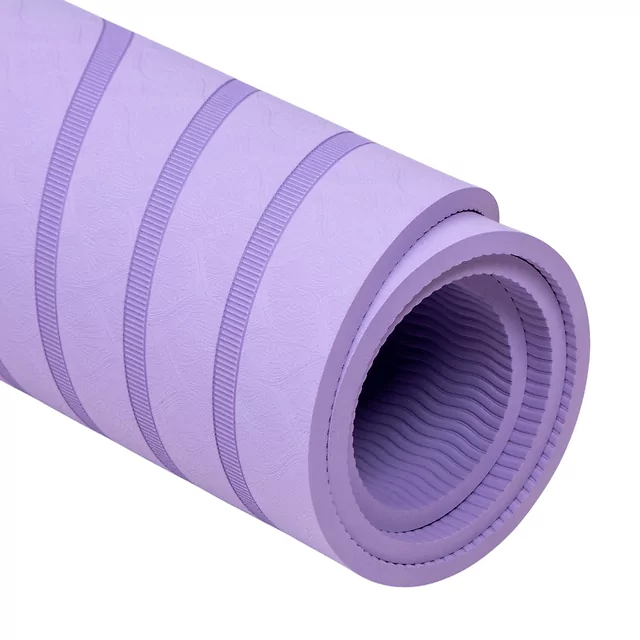 Podložka na cvičení inSPORTline Ampfinity 123x60x0,6 cm - fialová