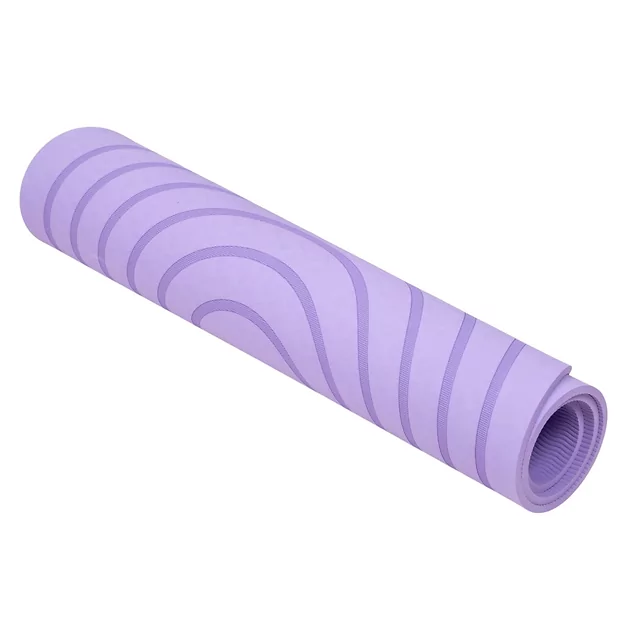 Podložka na cvičení inSPORTline Ampfinity 123x60x0,6 cm - fialová