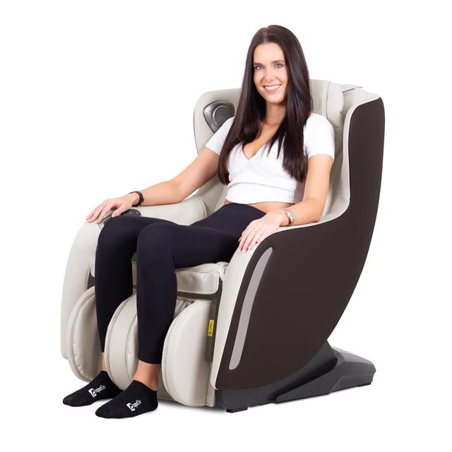 Massage Chair inSPORTline Fidardo - Brown - Beige-Brown