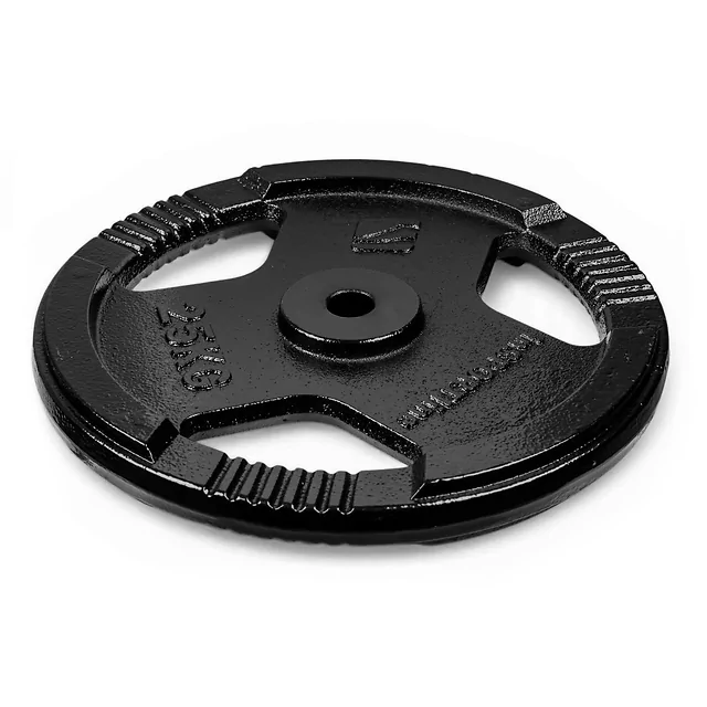 Litinové kotouče inSPORTline Hamerton Black 30 mm 1,25-25 kg