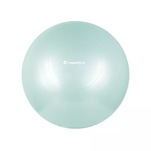 Gymnastický míč inSPORTline Stretch Ball 55 cm - mocha mousse - mint