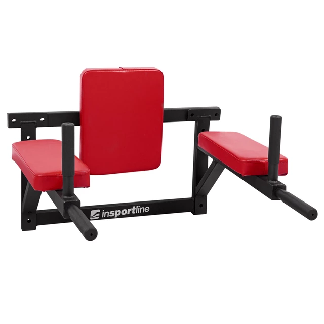 Wall-Mounted Dip Station inSPORTline RK120 - Red - Red