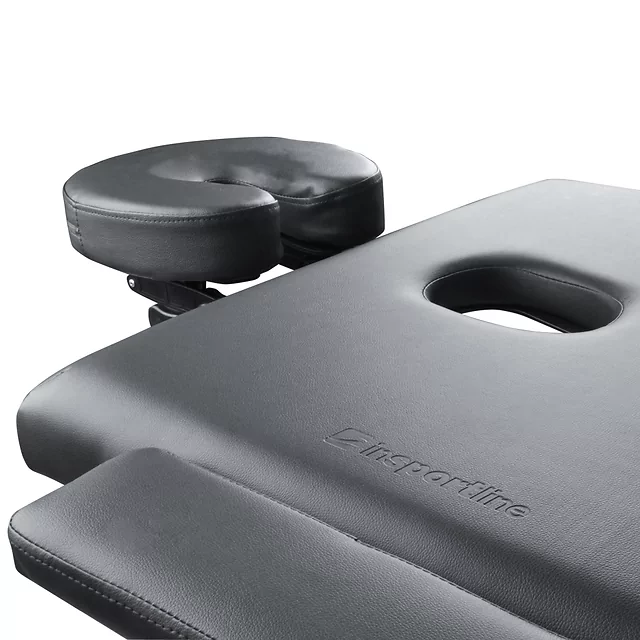 Masérské lehátko inSPORTline Orashi 186x60x62,5-85,5 cm 2-dílné dřevěné