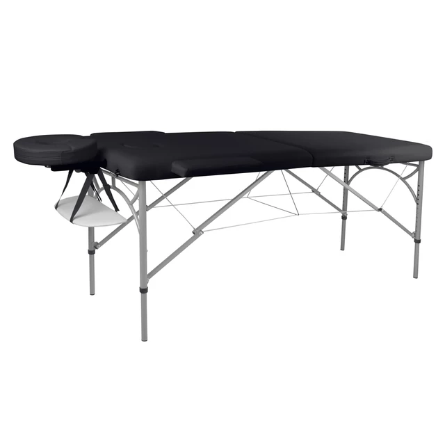 Massage Table inSPORTline Tamati 2-Piece Aluminium - Creamy White - Black