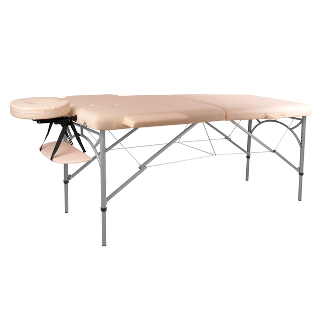 Massage Table inSPORTline Tamati 2-Piece Aluminium - Orange - Creamy White